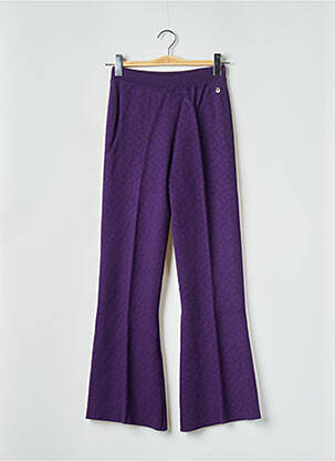 Pantalon droit violet TWINSET pour femme