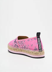 Espadrilles rose KENZO pour femme seconde vue