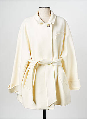 Manteau long blanc MARGAUX LONNBERG femme