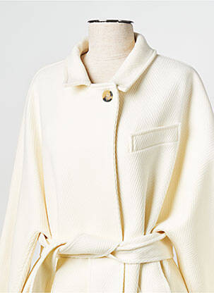 Manteau long blanc MARGAUX LONNBERG femme