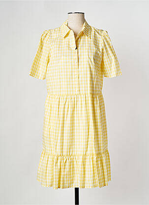 Robe courte jaune PENNYBLACK femme