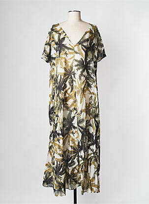 Robe longue vert DIEGA femme