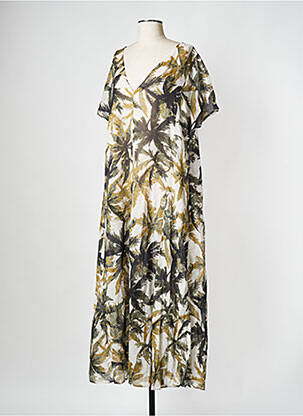 Robe longue vert DIEGA femme
