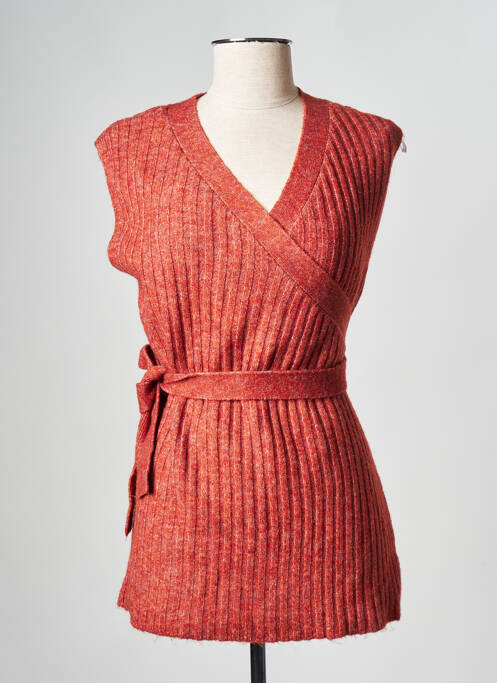 Pull maternité marron MAMALICIOUS pour femme