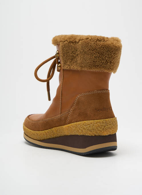 Bottines/Boots marron SEE BY CHLOÉ pour femme