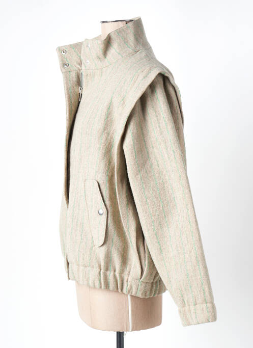 Manteau court bleu BELLEROSE pour femme