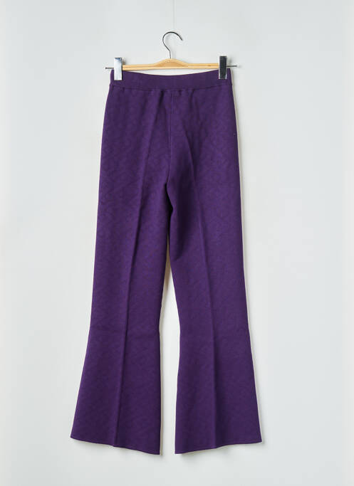 Pantalon droit violet TWINSET pour femme