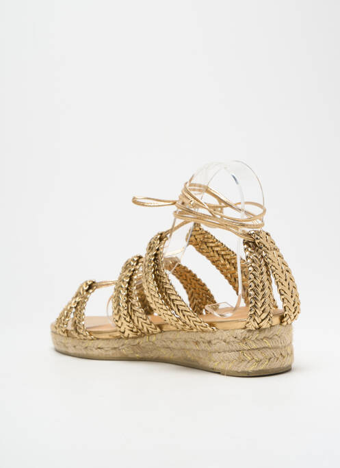 Sandales/Nu pieds or CASTANER pour femme