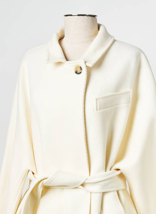 Manteau long blanc MARGAUX LONNBERG pour femme