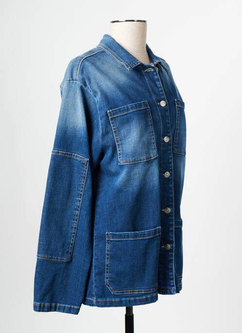 Blouson bleu PLEASE pour femme