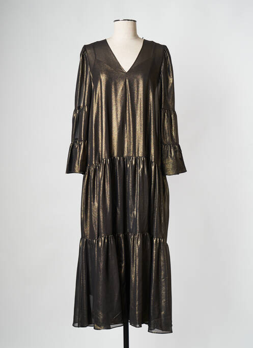 Robe mi-longue or KARL LAGERFELD pour femme