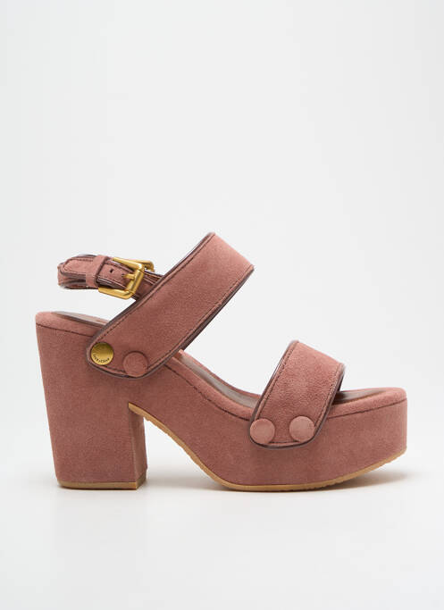 Sandales/Nu pieds rose SEE BY CHLOÉ pour femme