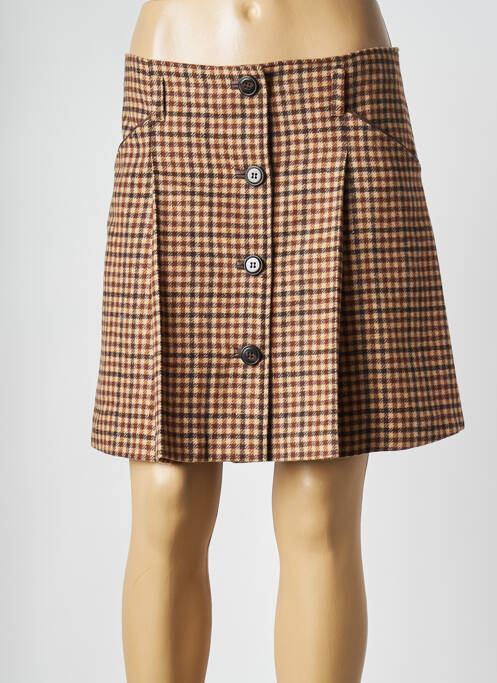 Jupe courte marron MAX&CO. pour femme