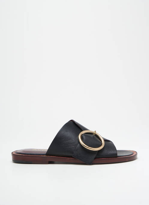 Tongs noir AVRIL GAU pour femme