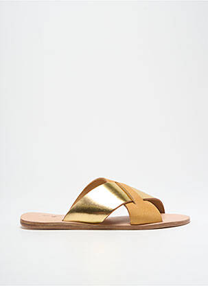 Tongs jaune THE VINTAGE GRUBBER femme