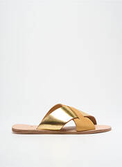 Tongs jaune THE VINTAGE GRUBBER pour femme seconde vue