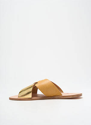 Tongs jaune THE VINTAGE GRUBBER femme