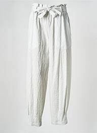 Pantalon droit blanc MOMONI femme