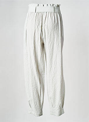 Pantalon droit blanc MOMONI femme