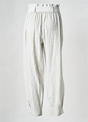 Pantalon droit blanc MOMONI pour femme seconde vue