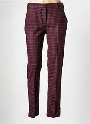 Pantalon droit rouge COLLECTORS CLUB pour femme seconde vue