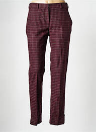 Pantalon droit rouge COLLECTORS CLUB femme