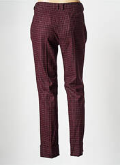 Pantalon droit rouge COLLECTORS CLUB pour femme seconde vue