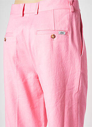 Pantalon droit rose MARGAUX LONNBERG femme