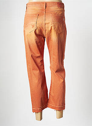 Jeans coupe droite rouge PLEASE femme