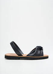 Sandales/Nu pieds noir MINORQUINES pour femme seconde vue