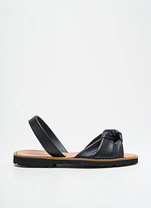 Sandales/Nu pieds noir MINORQUINES pour femme