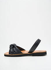 Sandales/Nu pieds noir MINORQUINES pour femme seconde vue