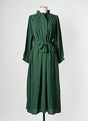 Robe longue vert BELLE PIÈCE femme