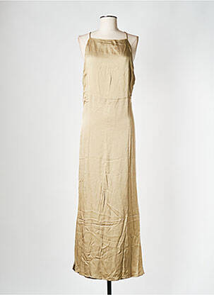 Robe longue beige SAMSOE & SAMSOE femme