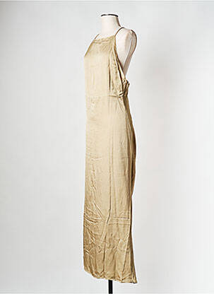 Robe longue beige SAMSOE & SAMSOE femme