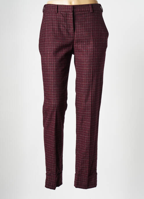 Pantalon droit rouge COLLECTORS CLUB pour femme