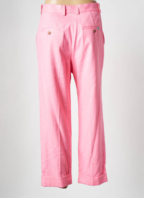 Pantalon droit rose MARGAUX LONNBERG femme