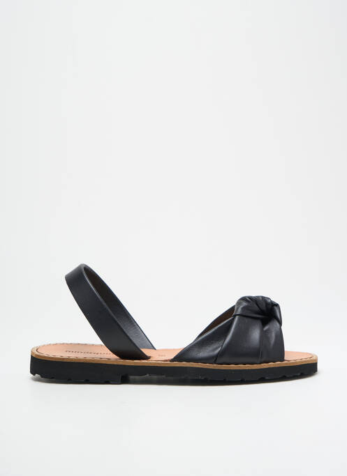 Sandales/Nu pieds noir MINORQUINES pour femme