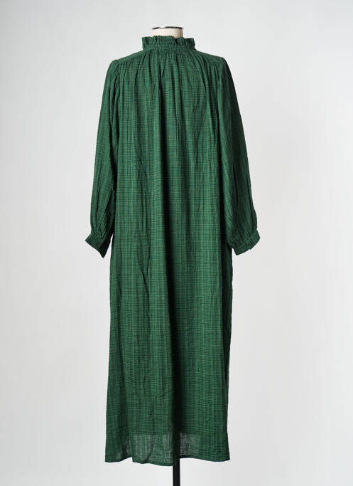 Robe longue vert BELLE PIÈCE pour femme