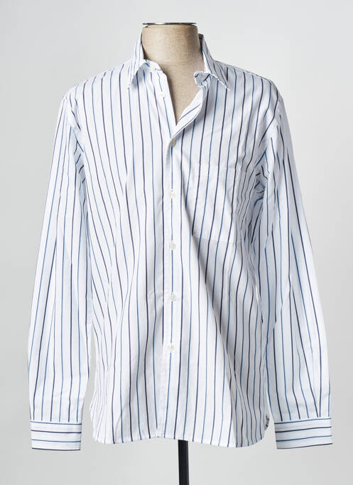 Chemise manches longues bleu SAMSOE & SAMSOE pour homme
