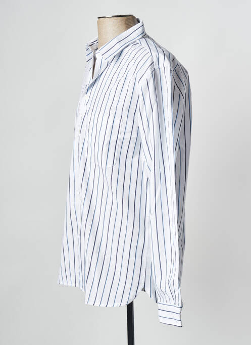 Chemise manches longues bleu SAMSOE & SAMSOE pour homme