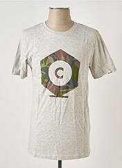 T-shirt gris JACK & JONES pour homme seconde vue