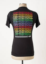 T-shirt noir VANS pour homme seconde vue