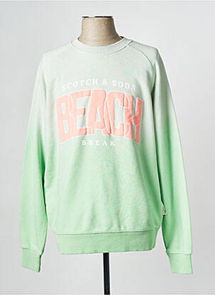 Sweat-shirt vert SCOTCH & SODA homme
