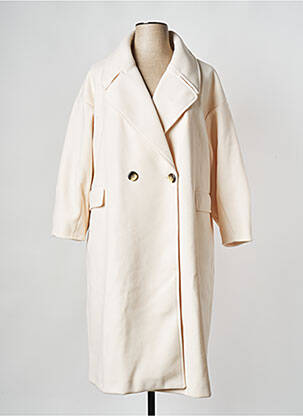 Manteau long blanc MAT FASHION femme
