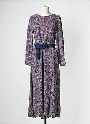 Robe longue bleu GRACE & MILA femme