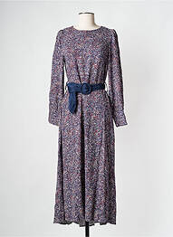 Robe longue bleu GRACE & MILA femme