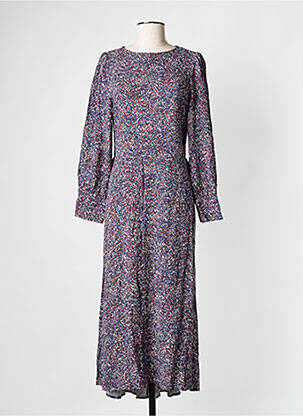Robe longue bleu GRACE & MILA femme