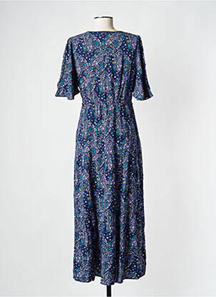 Robe longue bleu GRACE & MILA femme