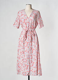 Robe mi-longue blanc MINIMUM femme